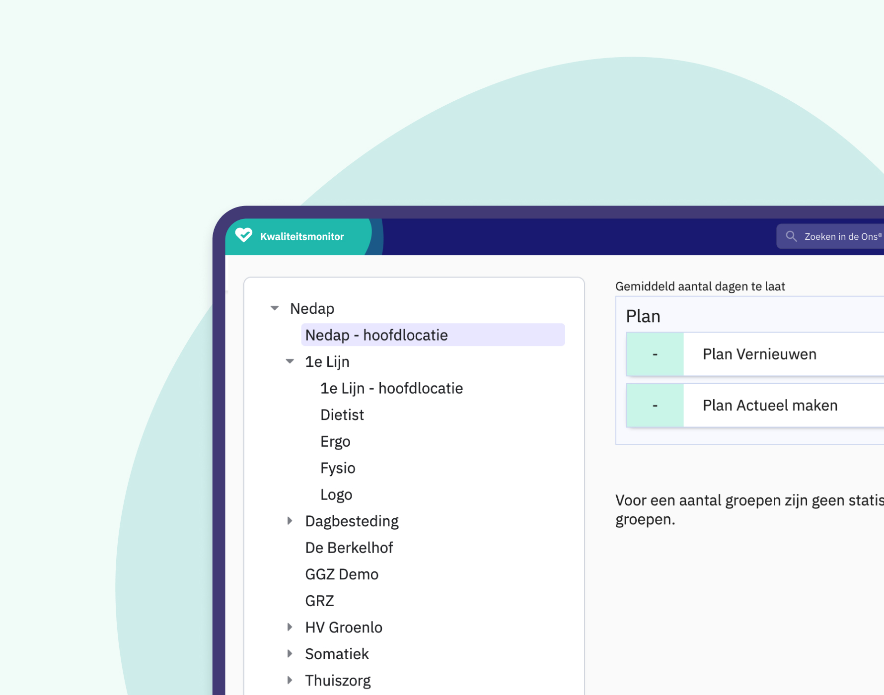 Managementoverzicht Ons® Dossier