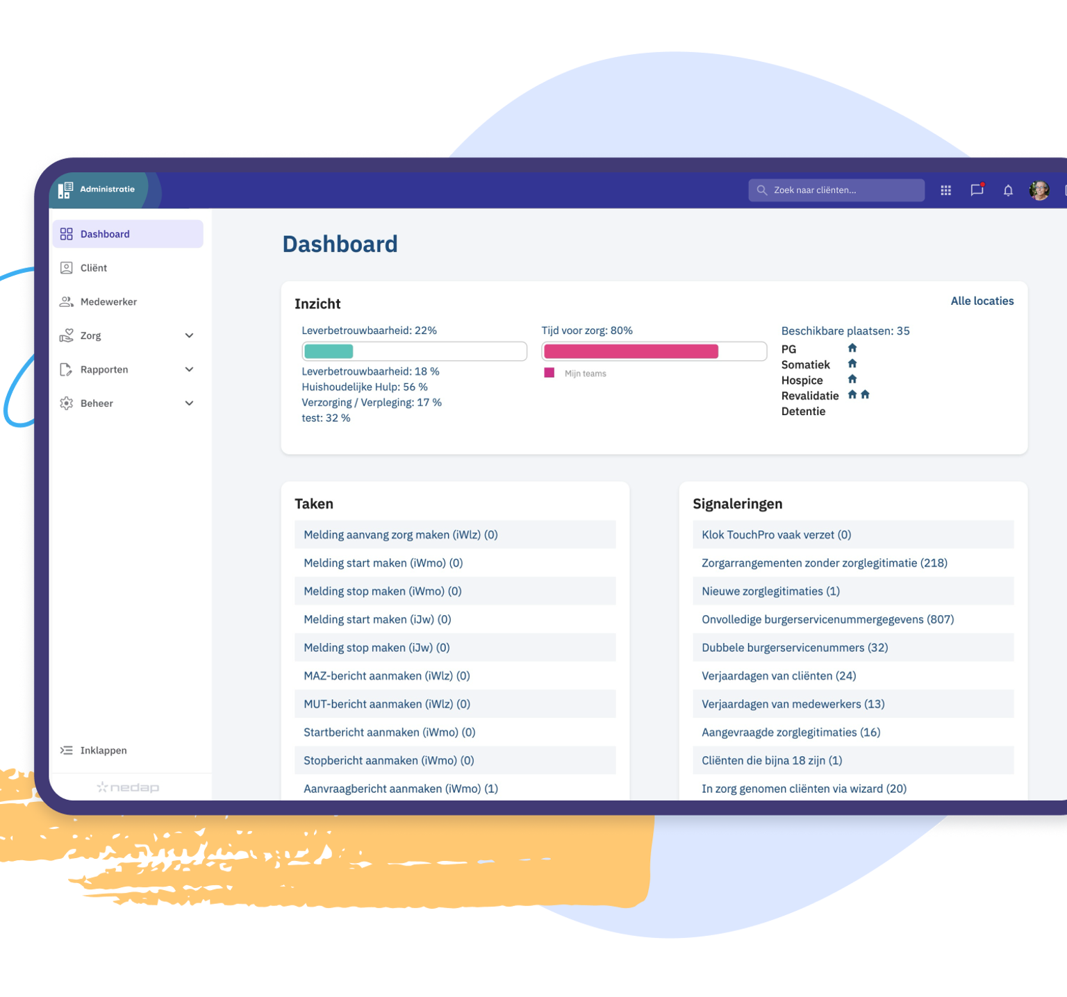 Administratie in Nedap Ons®