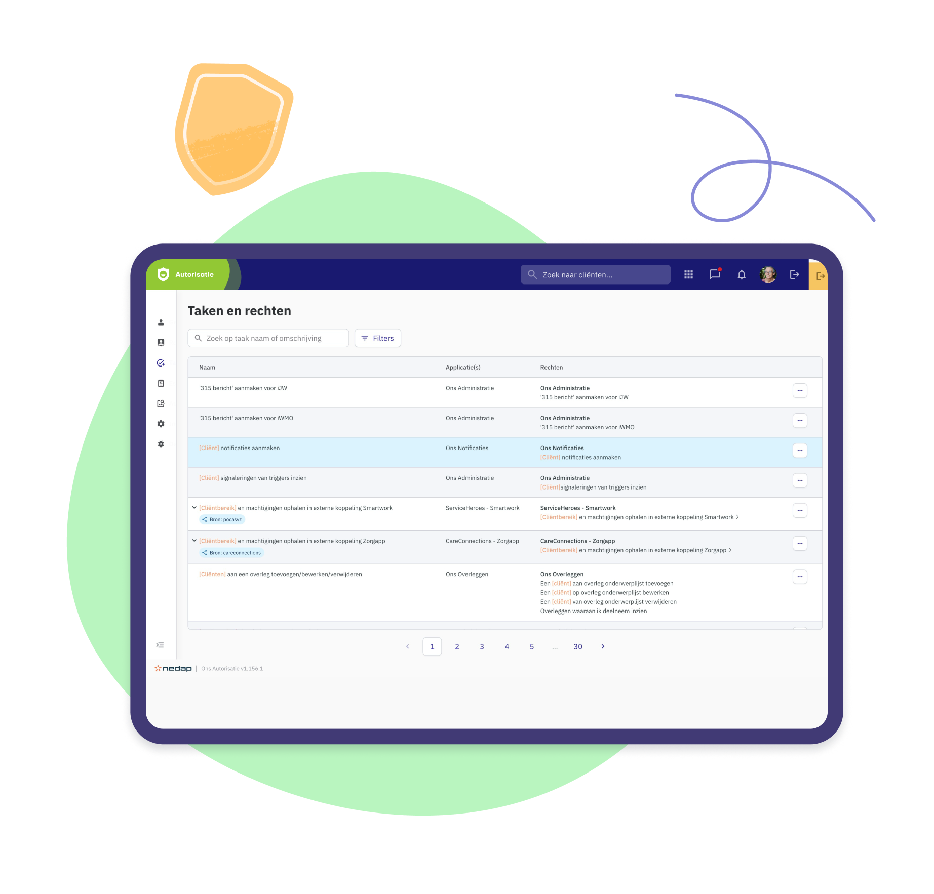 Autorisatiebeheer in Nedap Ons®