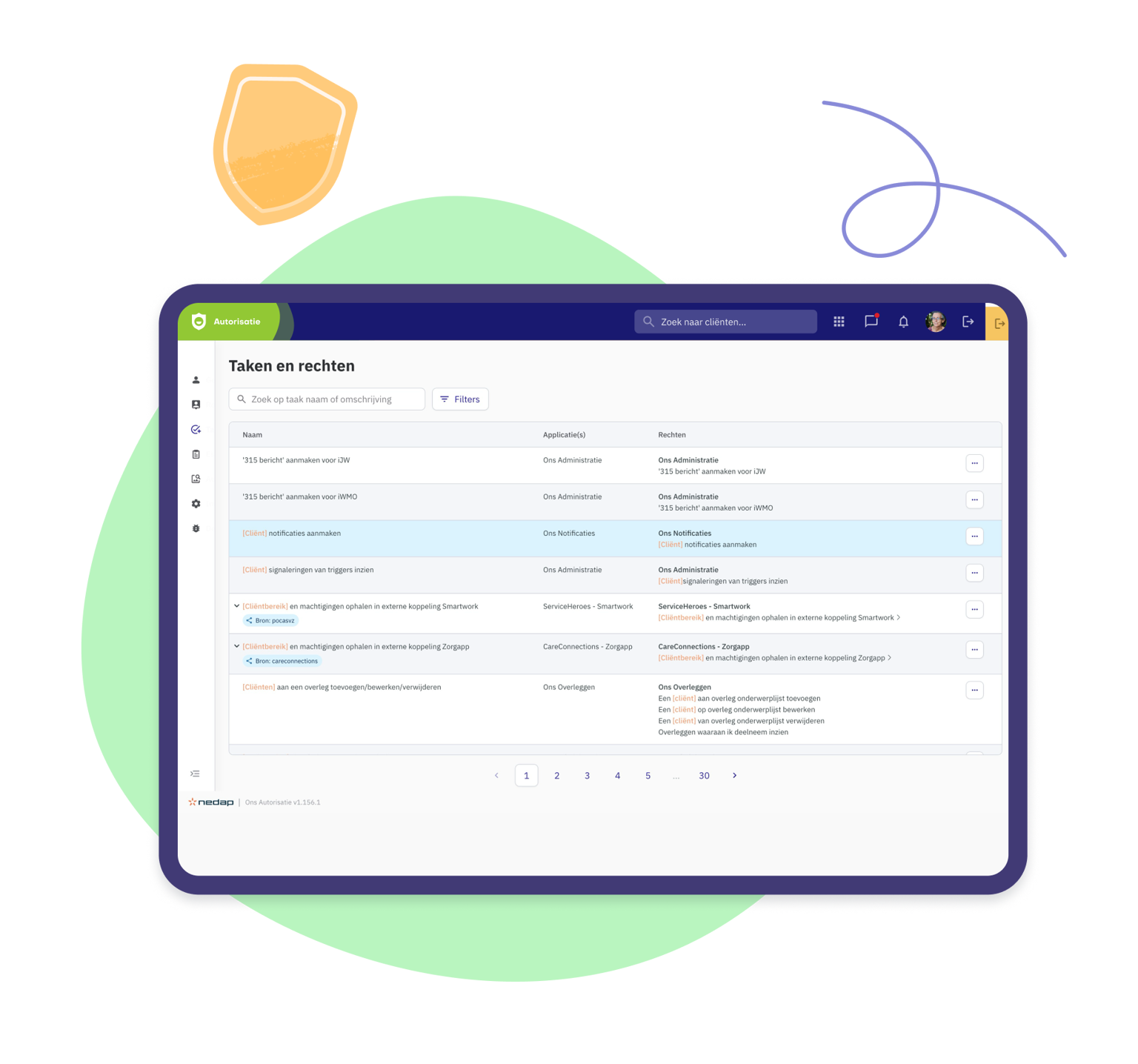 Autorisatiebeheer in Nedap Ons®
