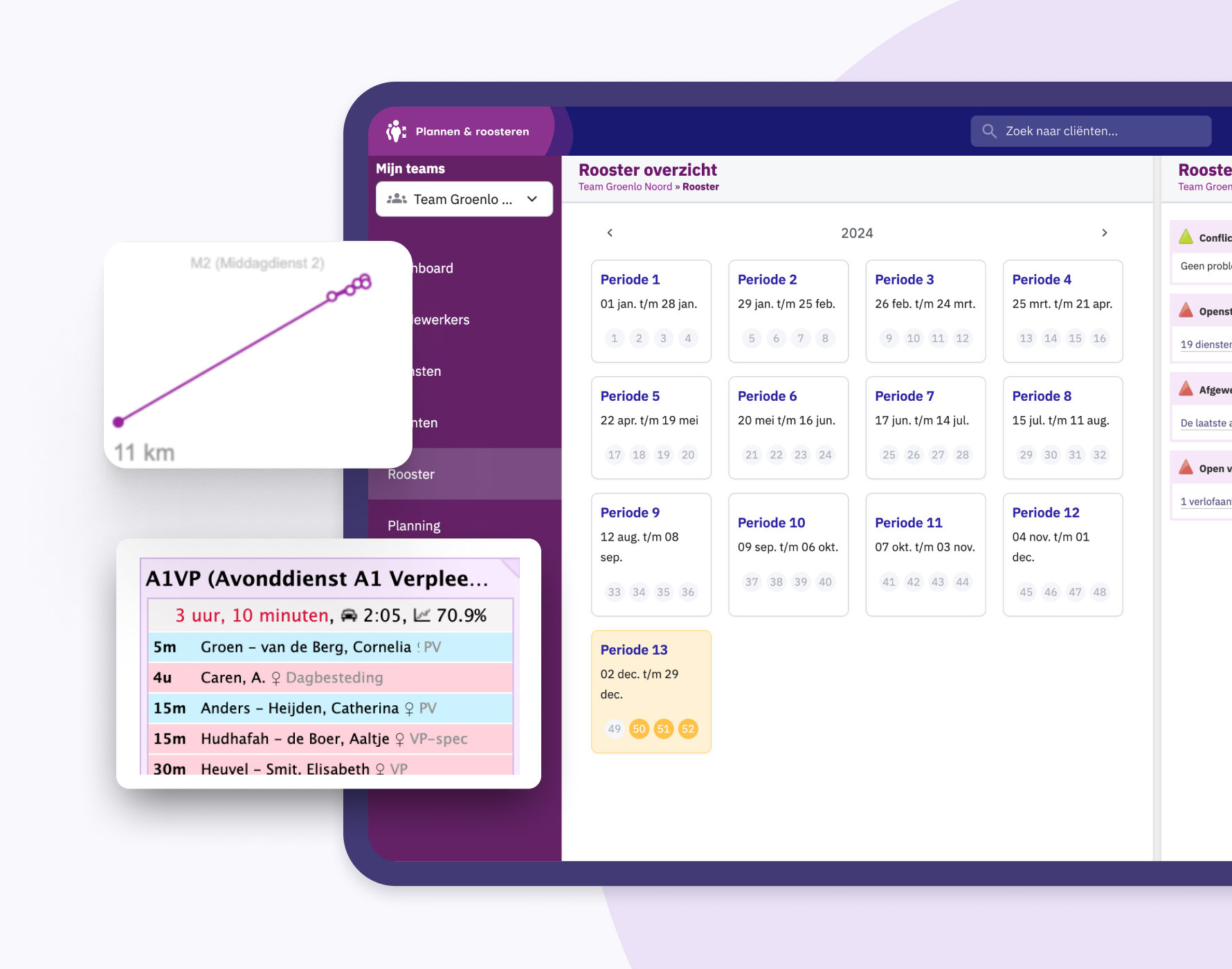 Indirecte tijd minimaliseren planning Nedap Ons®