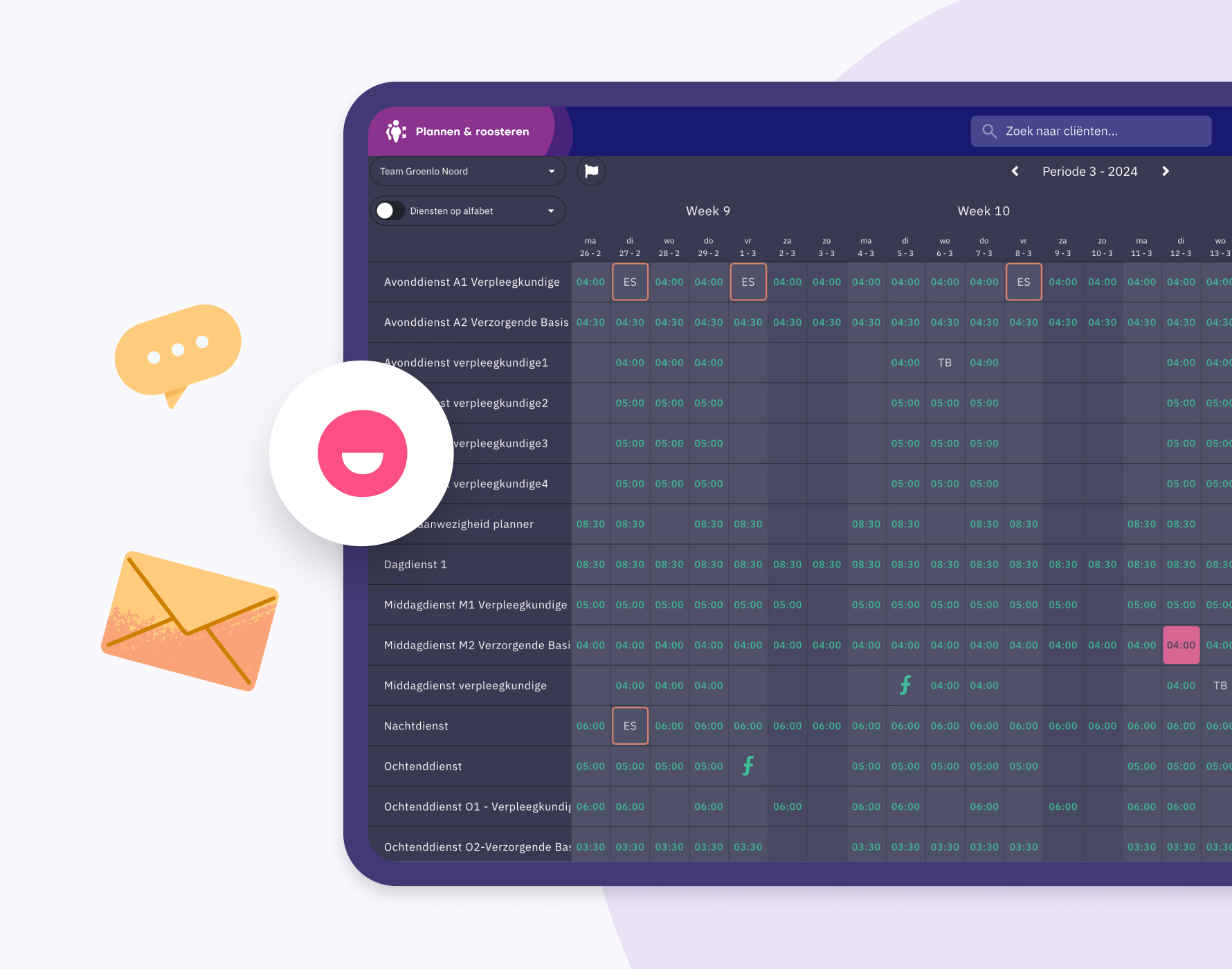 Integraliteit planning Nedap Ons®