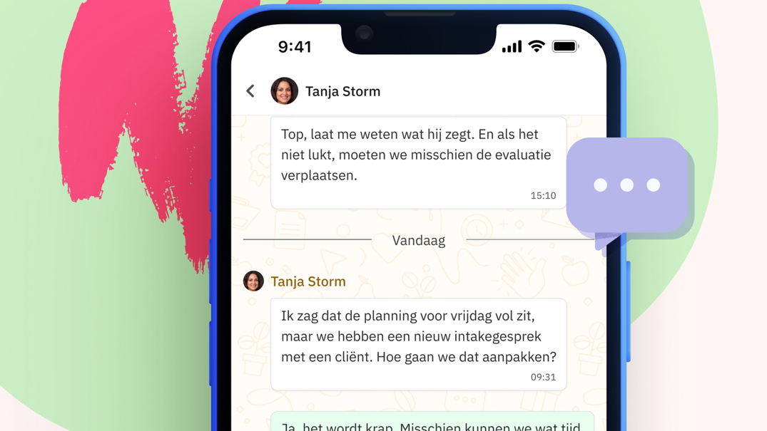 Berichten sturen medewerkerportaal Nedap Ons®