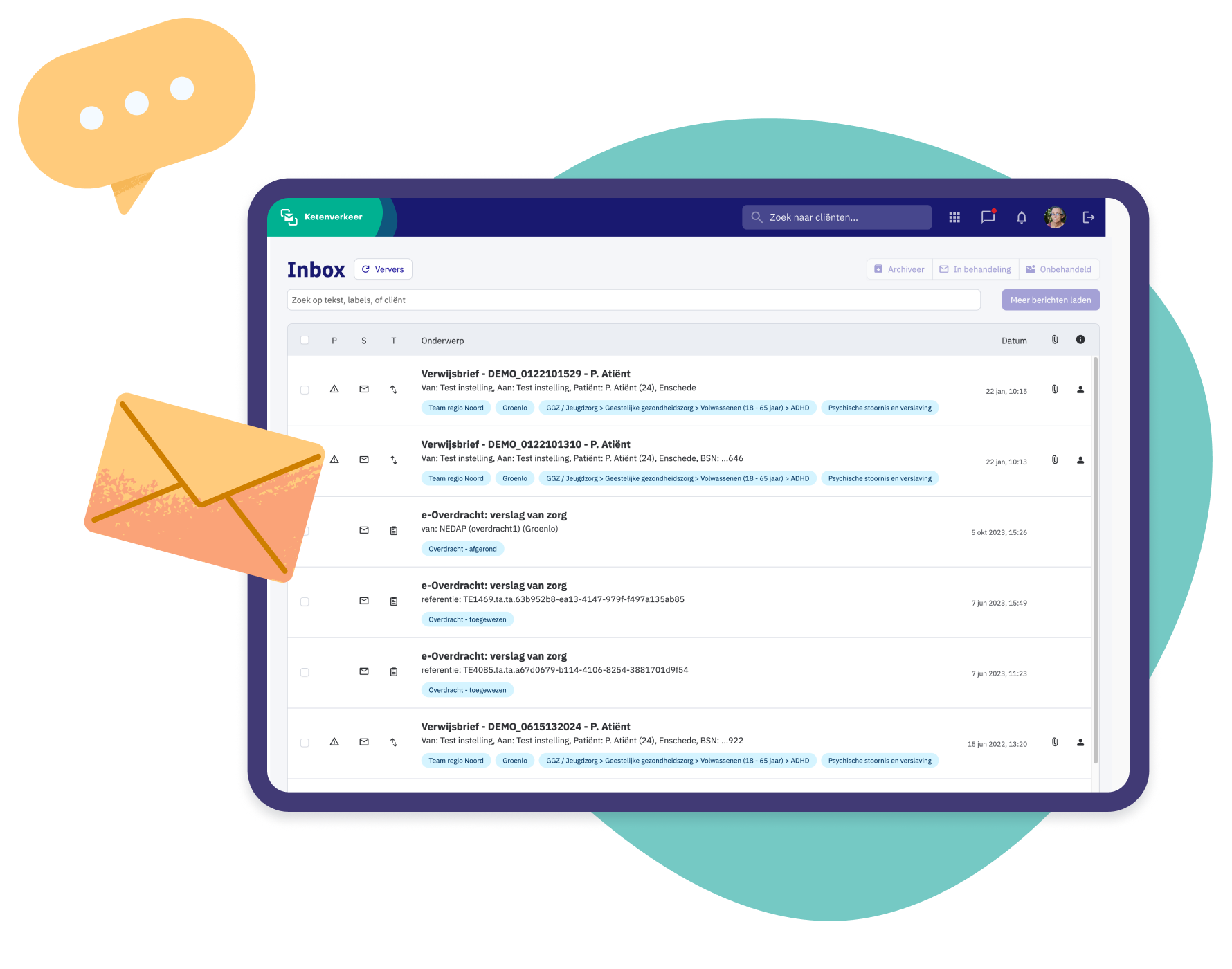 Ketenverkeer in Nedap Ons®