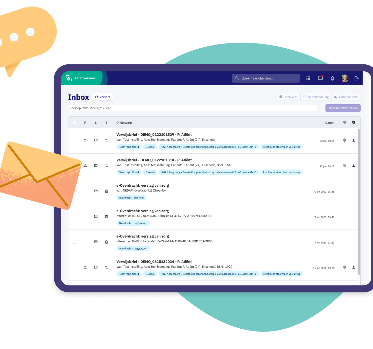 Ketenverkeer in Nedap Ons®