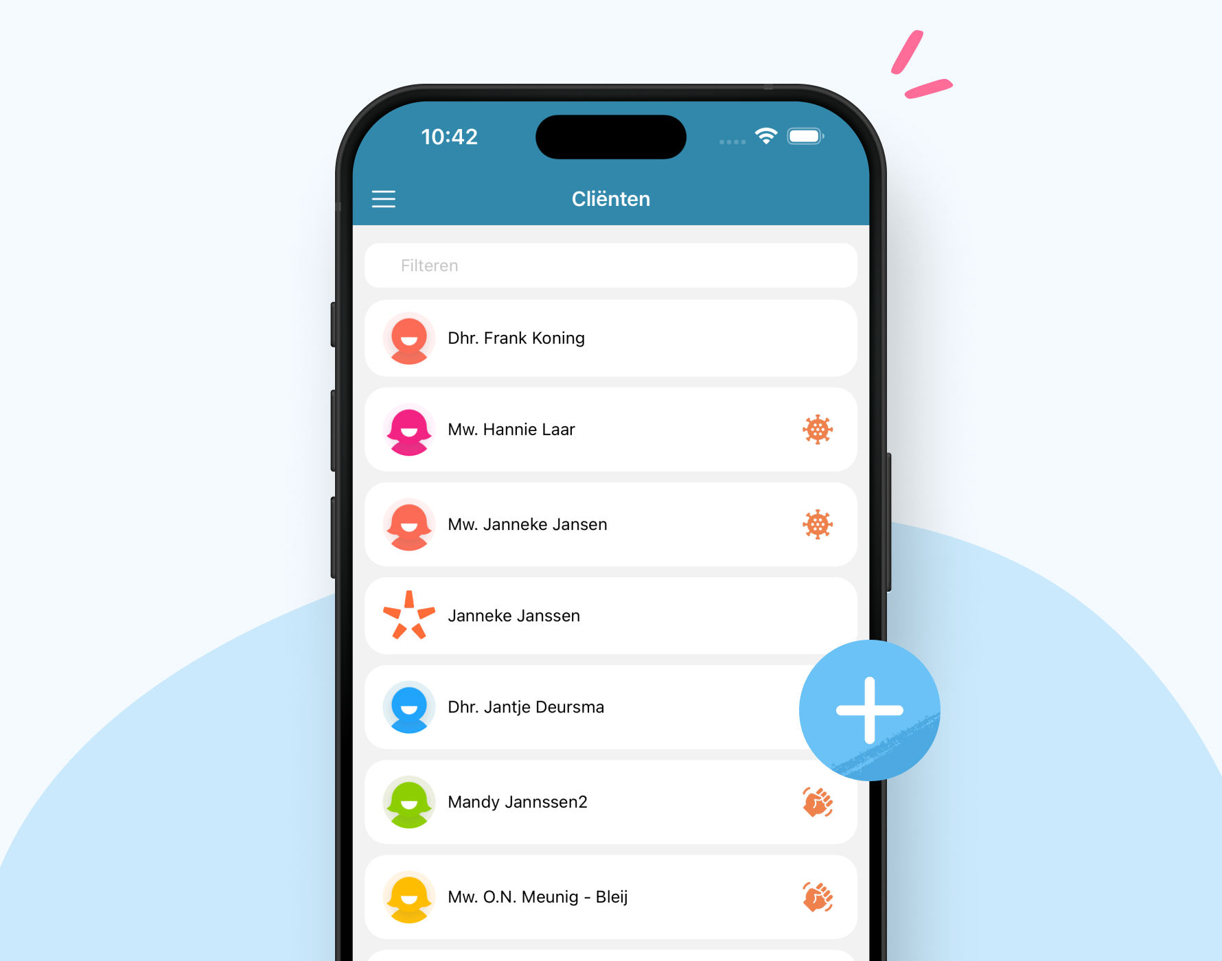 Cliëntbezoeken toevoegen Ons® Vandaag Nedap Ons®