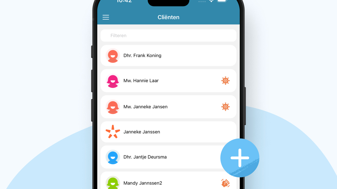 Cliëntbezoeken toevoegen Ons® Vandaag Nedap Ons®