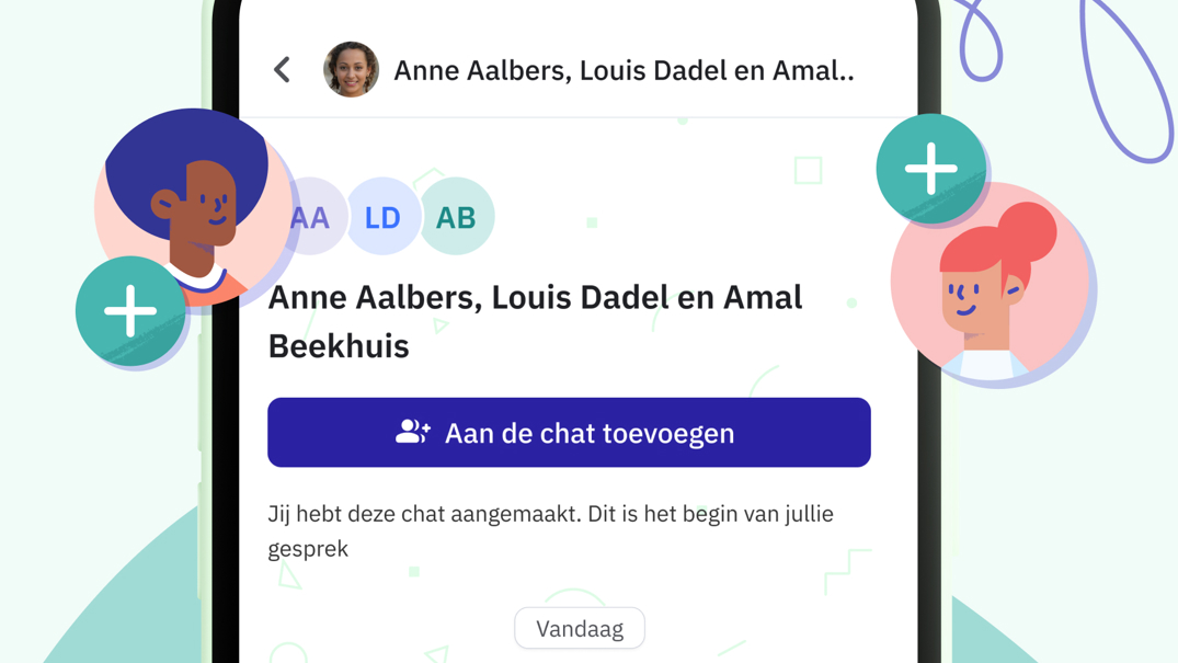 Berichten versturen naar meerdere collega's in Nedap Ons®