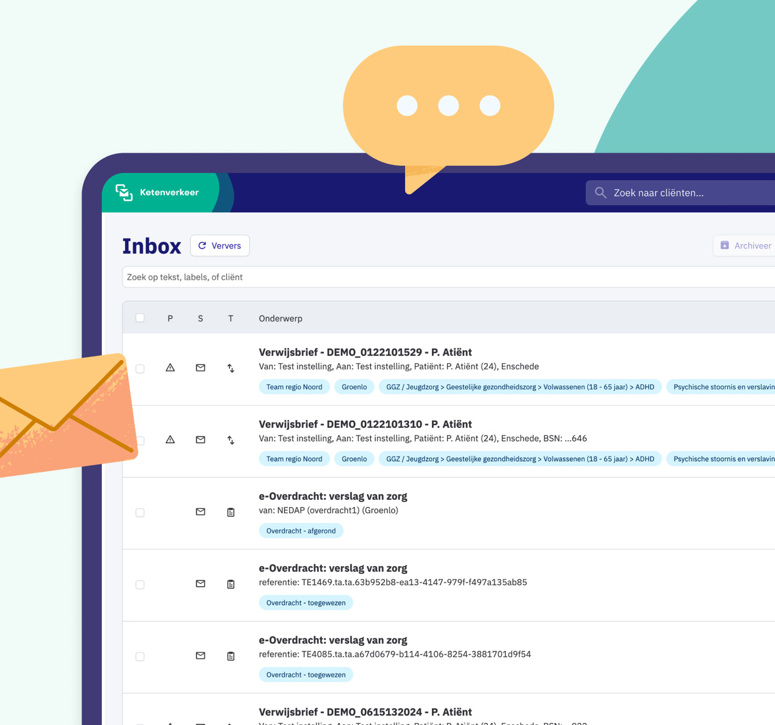 Ketenverkeer in Nedap Ons®