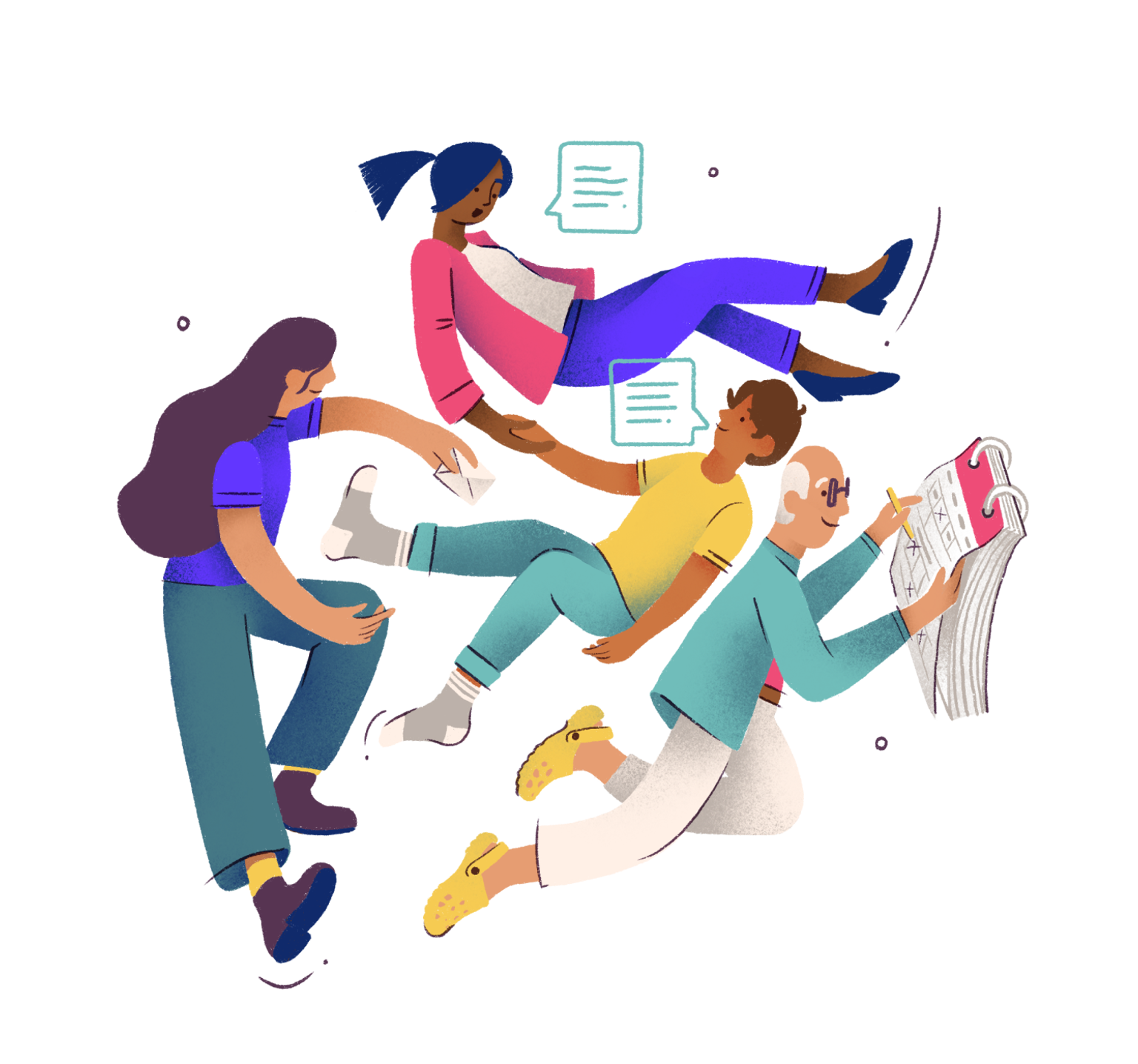 Illustratie Caren client en mantelzorgportaal