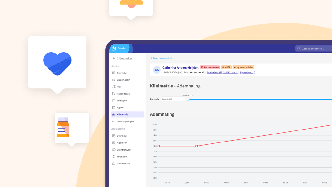 Nedap Ons® - Klinimetrie inrichten meetinstrumenten